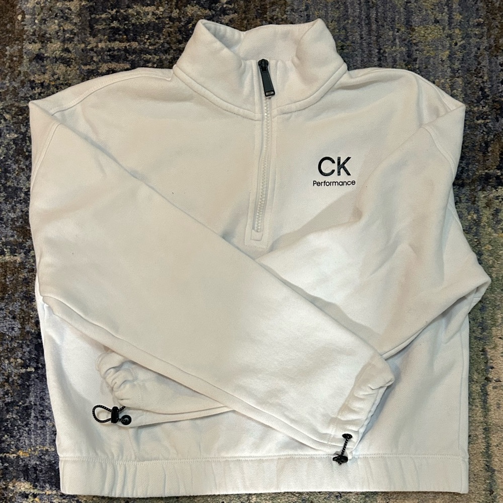 Calvin Klein Sporty zip up sweatshirt